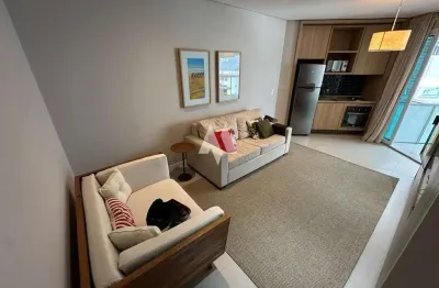 Apartamento flat mobiliado e com vista para o mar na pompéia!!