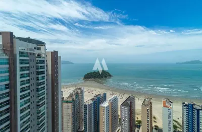 Cobertura duplex à venda com 4 dormitórios e vista para o mar no bairro josé menino de santos/sp