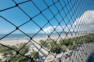 Apartamento para locação com 3 dormitórios e vista mar no gonzaga em santos/sp