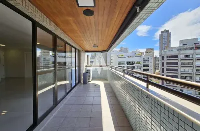 Apartamento alto padrão 4 quartos 3 vagas e lazer aluguel na vila rica/boqueirão - santos/sp