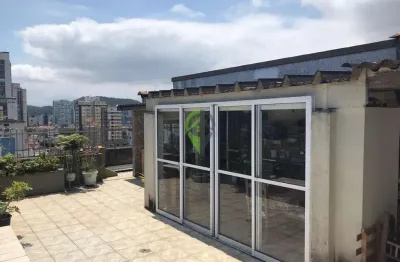 Apartamento cobertura-cobertura duplex em localização privilegiada!  localização: próximo da faculdade do santa cecília e comércios em geral