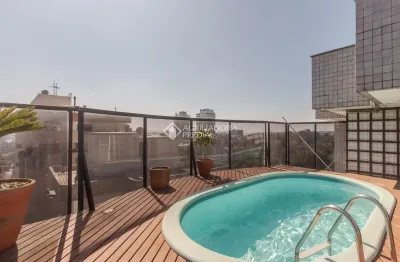 Linda cobertura com 310 m² de área privativa, composta por 3 dormitórios sendo uma suíte e com 3 vagas de garagem no bairro jardim planalto em porto alegre-rs.