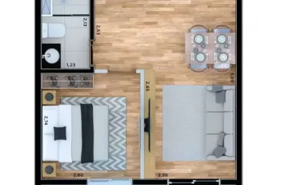 Apartamento em vila nova cidade universitaria, (bauru) - sp