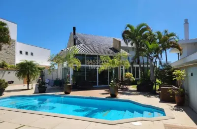 Casa em condomínio fechado com 3 quartos à venda na rodovia haroldo soares glavan, 345, cacupé, florianópolis por r$ 7.500.000