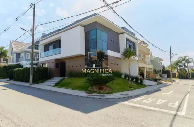 Casa em condomínio fechado com 4 quartos à venda na rua brazílio de araújo, 341, cidade industrial, curitiba, 494 m2 por r$ 4.500.000