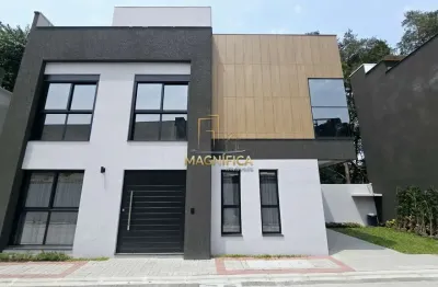Casa em condomínio fechado com 3 quartos à venda na avenida cândido hartmann, 0000, santa felicidade, curitiba, 172 m2 por r$ 1.698.000