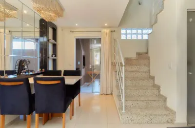 Casa com 3 quartos à venda na rua josé lopes dos santos, 100, santo inácio, curitiba, 164 m2 por r$ 739.000