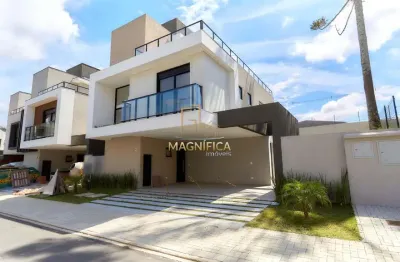 Casa em condomínio fechado com 3 quartos à venda na rua ernesto durigan, 700, santa felicidade, curitiba, 249 m2 por r$ 2.150.000