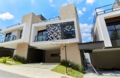 Casa em condomínio fechado com 3 quartos à venda na rua ernesto durigan, 700, cascatinha, curitiba, 197 m2 por r$ 1.950.000