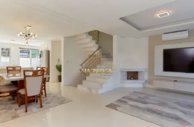Casa em condomínio fechado com 3 quartos à venda na rua desembargador otávio do amaral, 1675, mercês, curitiba, 243 m2 por r$ 1.950.000