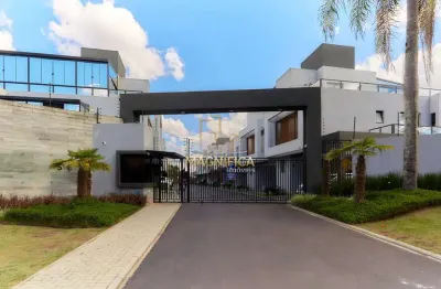 Casa em condomínio fechado com 3 quartos à venda na rua antônio turíbio teixeira braga, 367, santa felicidade, curitiba, 148 m2 por r$ 1.400.000
