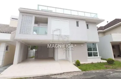 Casa em condomínio fechado com 4 quartos à venda na rua antônio turíbio teixeira braga, santa felicidade, curitiba, 354 m2 por r$ 1.820.000