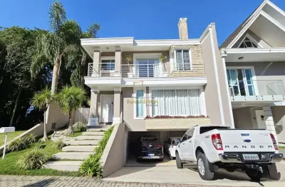Casa em condomínio fechado com 4 quartos para alugar na rua virgínia dalabona, 1202, orleans, curitiba, 270 m2 por r$ 15.900
