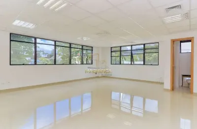 Sala comercial para alugar na rua nicarágua, 8796, bacacheri, curitiba, 45 m2 por r$ 2.700