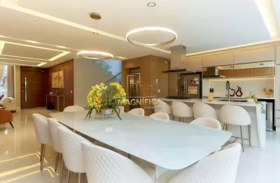 Casa em condomínio fechado com 3 quartos à venda na rua maria luiza bazzani natal, 381, uberaba, curitiba, 304 m2 por r$ 2.850.000