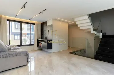 Casa em condomínio fechado com 2 quartos à venda na rua mário gomes cézar, 900, pinheirinho, curitiba, 214 m2 por r$ 1.350.000