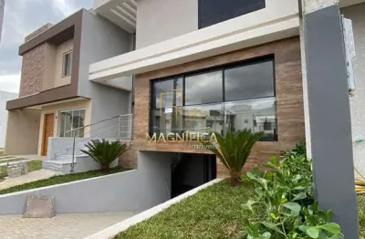 Casa em condomínio fechado com 3 quartos à venda na rua ângelo tozim, 230, campo de santana, curitiba, 168 m2 por r$ 1.080.000