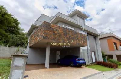 Casa em condomínio fechado com 5 quartos à venda na rua luiz zilli, 412, campo comprido, curitiba, 330 m2 por r$ 3.190.000