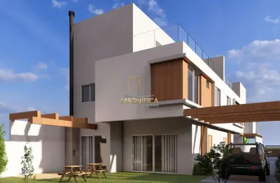 Casa em condomínio fechado com 3 quartos à venda na rua agostinho merlin, portão, curitiba, 158 m2 por r$ 1.147.000