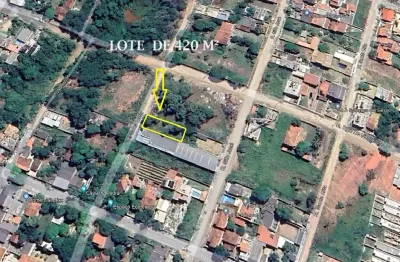 Ótimo terreno todo murado em são francisco, jacaraípe de 420m² a 600 metros da praia.