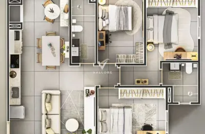 Apartamento com 3 quartos à venda no Parque São Paulo, Cascavel 