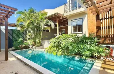 Sobrado semi-mobiliado em condomínio no pacaembu - cascavel/pr