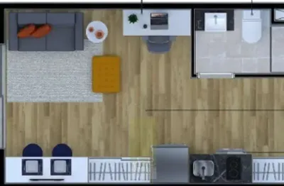 Kitnet / Stúdio à venda na Rua Catipara, Brooklin Paulista, São Paulo