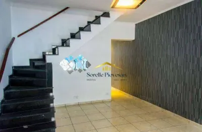 Sobrado com 3 dormitórios à venda, 206 m² por r$ 720.000 - vila camilópolis - santo andré/sp