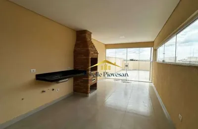Cobertura com 3 dormitórios à venda, 140 m² por r$ 680.000,00 - utinga - santo andré/sp