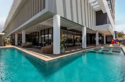 Apartamento garden frente mar a venda em navegantes - manhattan