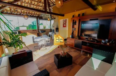 Cobertura com 3 quartos à venda na rua jonas vanucci lins, 202, paquetá, belo horizonte por r$ 750.000