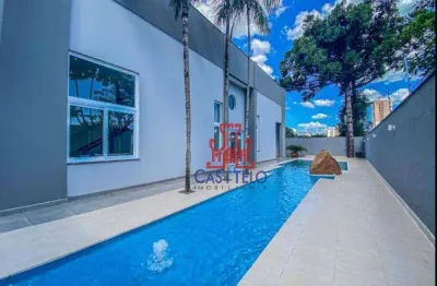 Sobrado com 5 dormitórios, 549 m² - venda por r$ 2.800.000,00 ou aluguel por r$ 12.960,00 - mediterrâneo - londrina/pr