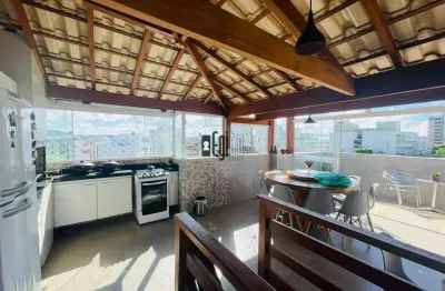 Cobertura com 3 dormitórios à venda, 150 m² por r$ 546.000,00 - jardim liú - juiz de fora/mg