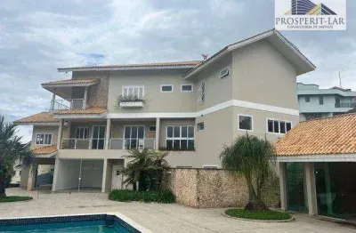 Casa com 4 dormitórios à venda, 670 m² por r$ 3.500.000,00 - jardim fazenda rincao - aruja v - arujá/sp