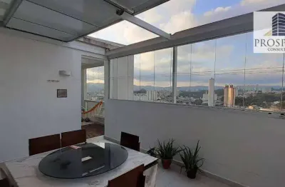 Cobertura com 3 dormitórios à venda, 110 m² por r$ 850.000,00 - vila endres - guarulhos/sp