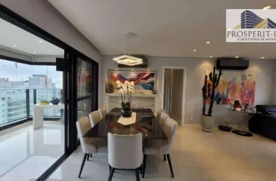 Apartamento com 3 dormitórios à venda, 145 m² por r$ 3.075.000,00 - jardim das acácias - são paulo/sp