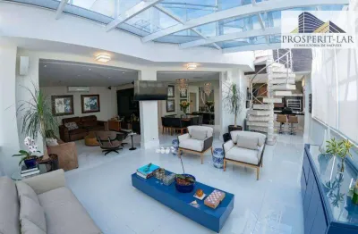 Apartamento triplex com 4 dormitórios à venda, 310 m² por r$ 4.200.000 - indianópolis