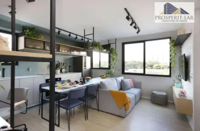 Studio com 1 dormitório à venda, 34 m² por r$ 420.000 - jurubatuba