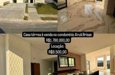 Condomínio aruã brisas  casa com 3 dormitórios à venda, 150 m² por r$ 1.780.000 - parque residencial itapeti