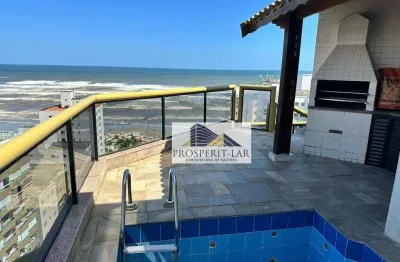 Cobertura com 4 dormitórios à venda, 183 m² por r$ 1.900.000,00 - aviação - praia grande/sp