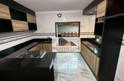 Lindo sobrado com 3 dormitórios à venda, 250 m² por r$ 890.000 - parque flamengo