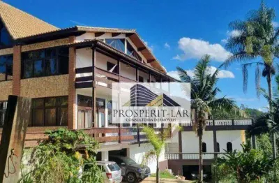 Casa de alto padrão com lazer completo e área verde em terreno de 2000m², 1100 m² por r$ 2.600.000 - rio acima - mairiporã/sp