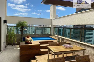 Cobertura com 3 dormitórios à venda, 240 m² por r$ 4.250.000,00 - brooklin paulista - são paulo/sp