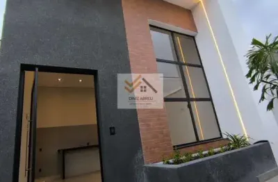 Casa térrea moderna com piscina no residencial dorighello – cerquilho/sp