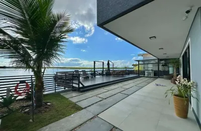 0913 - casa em alvenaria moderna nova, fundos lagoa l costeira - bbs