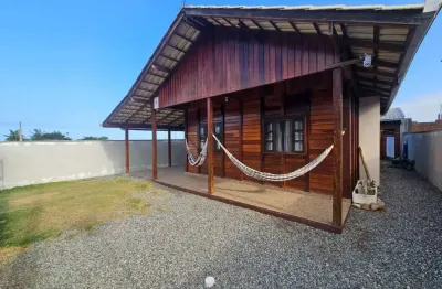 2017 - casa 2 dormitórios - 30m da lagoa l barra do itapocu - araquari