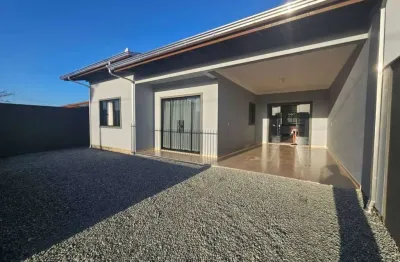 2052 - casa nova (laje) com 3 dormitórios| centro - bal. barra do sul/sc