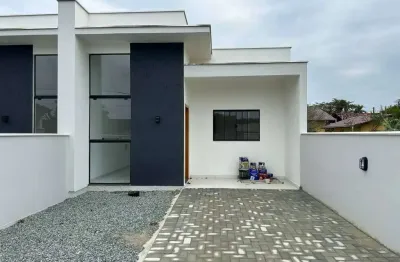 0401 - casa geminada com 3 dormitórios | costeira - bal. barra do sul/sc