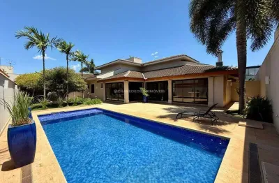 Casa em condomínio de alto padrão em uberaba (flamboyant ii) – 4 suítes, 4 vagas, frente