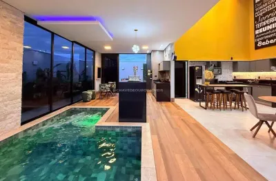 Casa em condomínio fechado com 3 quartos à venda no Damha Residencial Uberaba III, Uberaba 